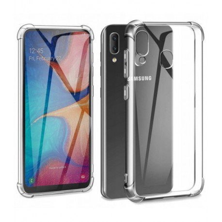 ETUI ANTI-SHOCK NA TELEFON SAMSUNG GALAXY A20E TRANSPARENTNY