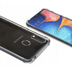 ETUI ANTI-SHOCK NA TELEFON SAMSUNG GALAXY A20E TRANSPARENTNY