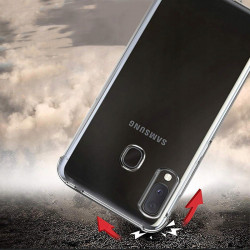 ETUI ANTI-SHOCK NA TELEFON SAMSUNG GALAXY A20E TRANSPARENTNY