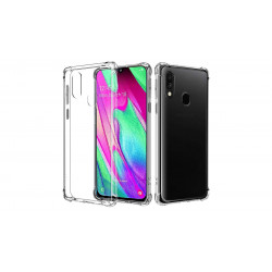 ETUI ANTI-SHOCK NA TELEFON SAMSUNG GALAXY A40 TRANSPARENTNY