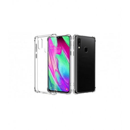 ETUI ANTI-SHOCK NA TELEFON SAMSUNG GALAXY A40 TRANSPARENTNY