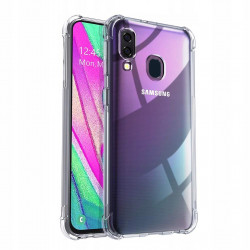 ETUI ANTI-SHOCK NA TELEFON SAMSUNG GALAXY A40 TRANSPARENTNY