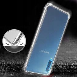 ETUI ANTI-SHOCK NA TELEFON SAMSUNG GALAXY A7 2018 TRANSPARENTNY