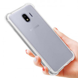 ETUI ANTI-SHOCK NA TELEFON SAMSUNG GALAXY J4 2018 TRANSPARENTNY