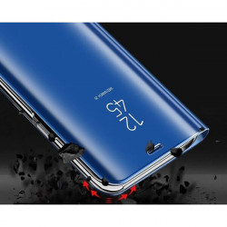 ETUI BOOK CLEAR VIEW NA TELEFON SAMSUNG GALAXY A71 NIEBIESKI