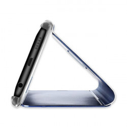 ETUI BOOK CLEAR VIEW NA TELEFON SAMSUNG GALAXY A71 NIEBIESKI