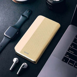 ETUI BOOK SENSITIVE NA TELEFON HUAWEI P SMART 2019 ZŁOTY