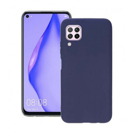 ETUI GUMA SMOOTH NA TELEFON HUAWEI P40 LITE GRANATOWY