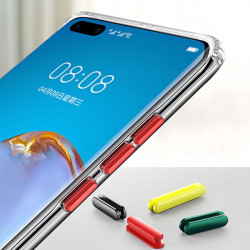 ETUI CLEAR CRYSTAL NA TELEFON APPLE IPHONE XR CZERWONY