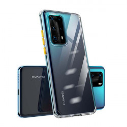 ETUI CLEAR CRYSTAL NA TELEFON HUAWEI P40 PRO ŻÓŁTY