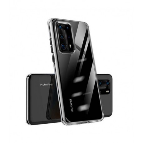 ETUI CLEAR CRYSTAL NA TELEFON HUAWEI P40 PRO CZARNY