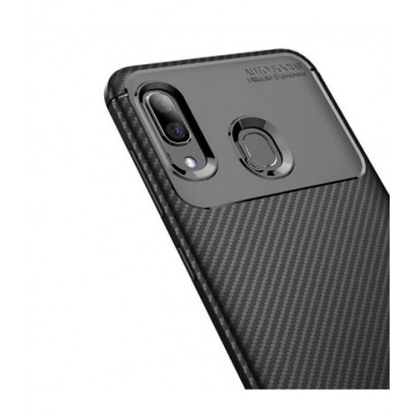 ETUI CARBON NA TELEFON HUAWEI Y7 2019 CZARNY