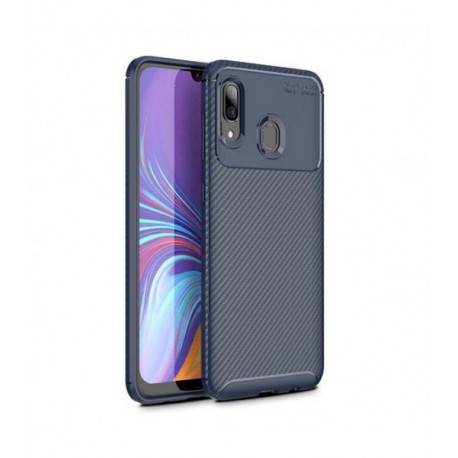 ETUI CARBON NA TELEFON HUAWEI Y7 2019 GRANATOWY