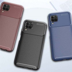 ETUI CARBON NA TELEFON HUAWEI Y7 2019 GRANATOWY