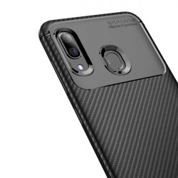 ETUI CARBON NA TELEFON HUAWEI P30 LITE CZARNY