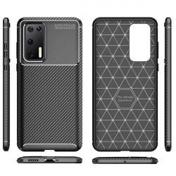 ETUI CARBON NA TELEFON HUAWEI P30 LITE CZARNY