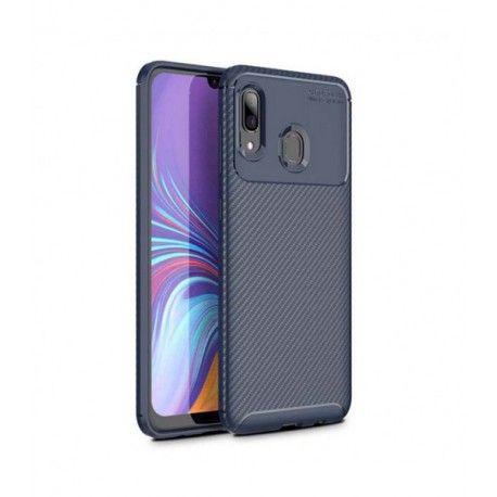 ETUI CARBON NA TELEFON HUAWEI MATE 20 GRANATOWY