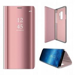 ETUI BOOK CLEAR VIEW NA TELEFON HUAWEI P SMART 2019 RÓŻOWY