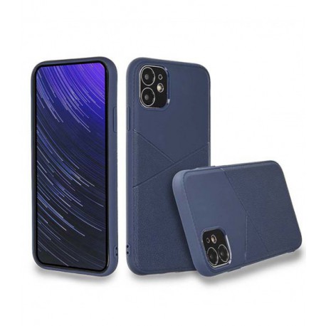 ETUI GUMA SKÓRA NA TELEFON SAMSUNG GALAXY A50 GRANATOWY