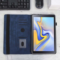 ETUI LETHER TABLET NA SAMSUNG TAB A 8.0 2018 / T38TV GRANATOWY