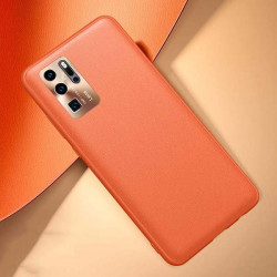 ETUI LENS NA TELEFON HUAWEI P30 PRO POMARAŃCZOWY
