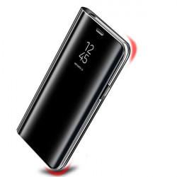 ETUI BOOK CLEAR VIEW NA TELEFON HUAWEI Y7 2019 CZARNY