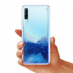 ETUI LIQUID PEARL NA TELEFON HUAWEI P SMART PRO / HONOR Y9S NIEBIESKI