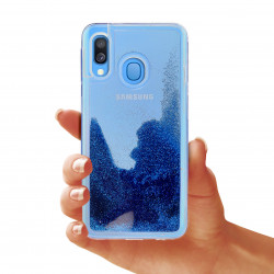 ETUI LIQUID PEARL NA TELEFON SAMSUNG GALAXY A40 NIEBIESKI