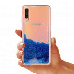 ETUI LIQUID PEARL NA TELEFON SAMSUNG GALAXY A50 NIEBIESKI