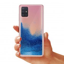 ETUI LIQUID PEARL NA TELEFON SAMSUNG GALAXY A51 NIEBIESKI