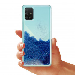 ETUI LIQUID PEARL NA TELEFON SAMSUNG GALAXY A71 NIEBIESKI