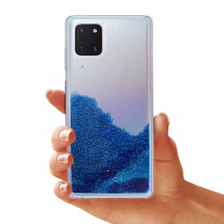 ETUI LIQUID PEARL NA TELEFON SAMSUNG GALAXY A81 / NOTE 10 LITE NIEBIESKI