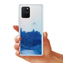 ETUI LIQUID PEARL NA TELEFON SAMSUNG GALAXY A91 / S10 LITE NIEBIESKI