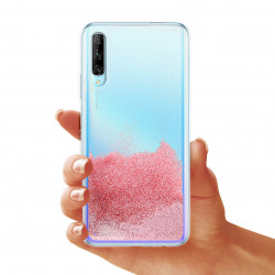 ETUI LIQUID PEARL NA TELEFON HUAWEI P SMART PRO / HONOR Y9S ROSE GOLD