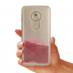 ETUI LIQUID PEARL NA TELEFON MOTOROLA MOTO G7 PLAY ROSE GOLD