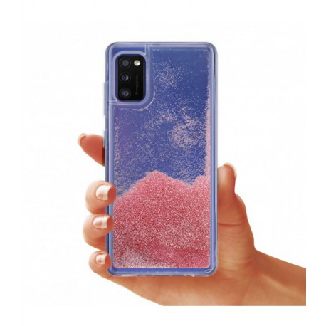 ETUI LIQUID PEARL NA TELEFON SAMSUNG GALAXY A41 ROSE GOLD
