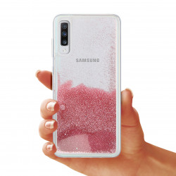 ETUI LIQUID PEARL NA TELEFON SAMSUNG GALAXY A70 ROSE GOLD