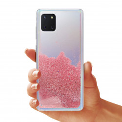 ETUI LIQUID PEARL NA TELEFON SAMSUNG GALAXY A81 / NOTE 10 LITE ROSE GOLD