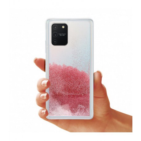 ETUI LIQUID PEARL NA TELEFON SAMSUNG GALAXY A91 / S10 LITE ROSE GOLD