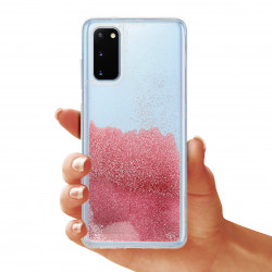 ETUI LIQUID PEARL NA TELEFON SAMSUNG GALAXY S20 ROSE GOLD