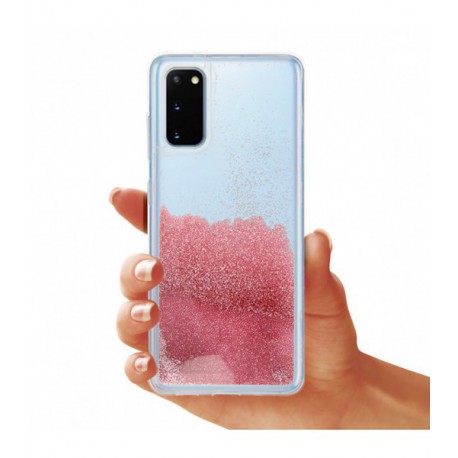 ETUI LIQUID PEARL NA TELEFON SAMSUNG GALAXY S20 ROSE GOLD