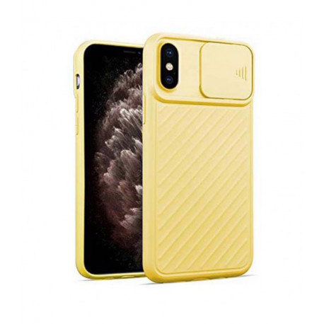 ETUI CAMERA PROTECTION NA TELEFON IPHONE IPHONE XR ŻÓŁTY