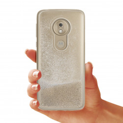 ETUI LIQUID PEARL NA TELEFON MOTOROLA MOTO G7 PLAY SREBRNY