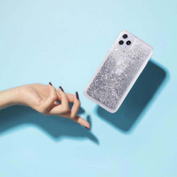 ETUI LIQUID PEARL NA TELEFON SAMSUNG GALAXY A41 SREBRNY