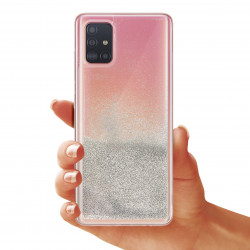 ETUI LIQUID PEARL NA TELEFON SAMSUNG GALAXY A51 SREBRNY