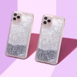 ETUI LIQUID PEARL NA TELEFON SAMSUNG GALAXY A70 SREBRNY