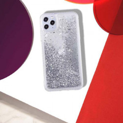 ETUI LIQUID PEARL NA TELEFON SAMSUNG GALAXY A70 SREBRNY