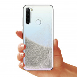 ETUI LIQUID PEARL NA TELEFON XIAOMI REDMI NOTE 8T SREBRNY
