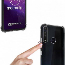 ETUI ANTI-SHOCK NA TELEFON MOTOROLA MOTO ONE MACRO TRANSPARENT