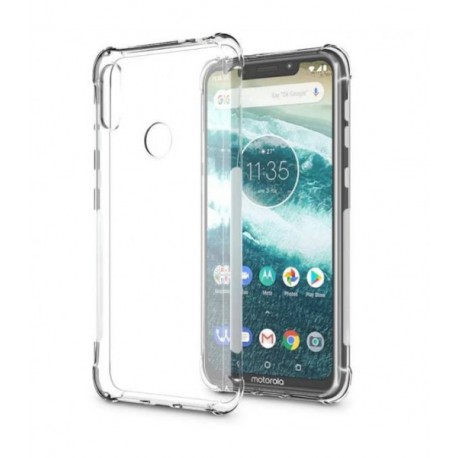 ETUI ANTI-SHOCK NA TELEFON MOTOROLA MOTO ONE TRANSPARENT